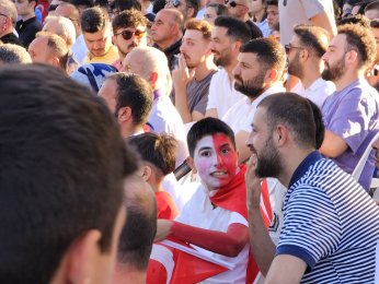 Gölcük’te milli heyecan Anıtpark’ta yaşandı