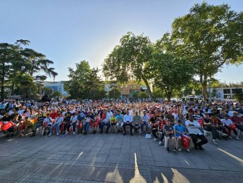 Gölcük’te milli heyecan Anıtpark’ta yaşandı