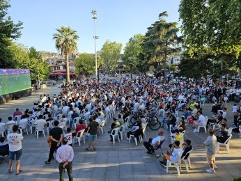 Gölcük’te milli heyecan Anıtpark’ta yaşandı