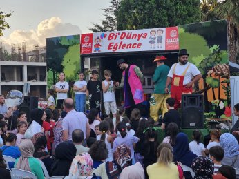 Gölcüklü çocuklar, eğlenceye doydu