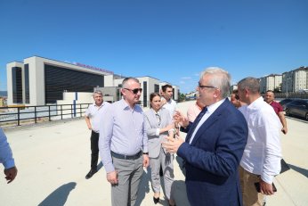 Büyükakın’dan yeni hastanede inceleme