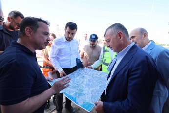 Büyükakın, çalışmaları yerinde inceledi