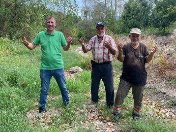 Derenin kuruduğunu ilk kez gördüler