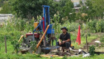 Derenin kuruduğunu ilk kez gördüler