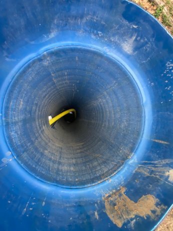 Derenin kuruduğunu ilk kez gördüler