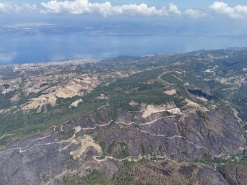 Yangın sonrası yürek burkan manzara