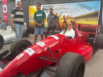 Özel bireylerin ralli heyecanı