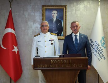 Garnizon Komutanı’ndan Başkan Büyükakın’a ziyaret