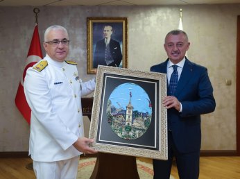 Garnizon Komutanı’ndan Başkan Büyükakın’a ziyaret