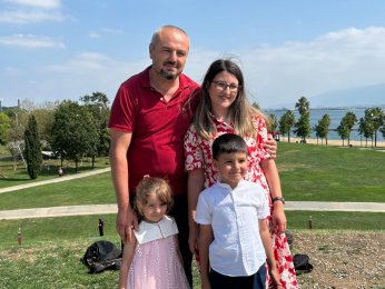 Lösemiyi yenen Kağan için balonlar uçuruldu