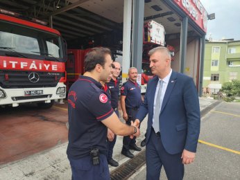 Sezer’den İtfaiye Haftası ziyareti