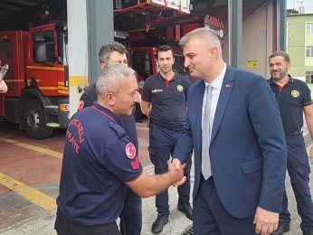 Sezer’den İtfaiye Haftası ziyareti