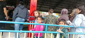 Eşmeli çocukların lunapark sevinci: Eğitim ve eğlence bir arada