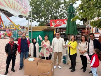 Eşmeli çocukların lunapark sevinci: Eğitim ve eğlence bir arada