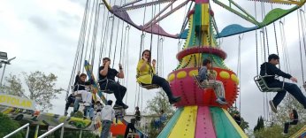 Eşmeli çocukların lunapark sevinci: Eğitim ve eğlence bir arada