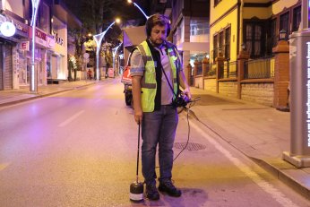 Define değil, su kaçağı arıyorlar