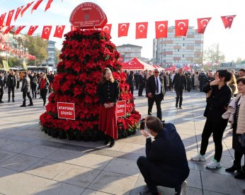 10 Kasım’a özel 1087 Atatürk çiçeği