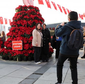 10 Kasım’a özel 1087 Atatürk çiçeği