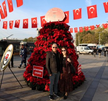 10 Kasım’a özel 1087 Atatürk çiçeği