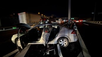 Üç aracın karıştığı kazada 6 yaralı