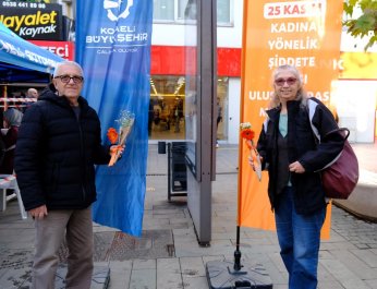 Kadına şiddete turuncu farkındalık