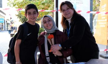 Kadına şiddete turuncu farkındalık