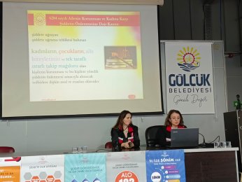 Gölcüklüler, ‘kadına şiddete hayır’ dedi