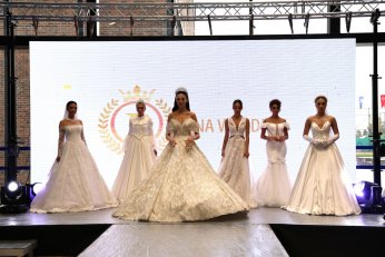 Evlilik Fuarı’nda defile büyüledi