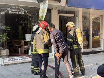 Spot eşya dükkanının deposunda yangın