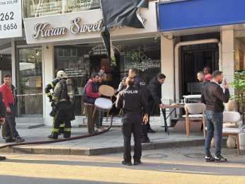 Spot eşya dükkanının deposunda yangın