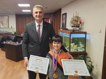 Gururumuz Sarp Arel, Sezer’e konuk oldu