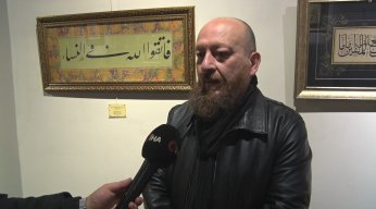 Hat sanatı eserleri beğeniye sunuldu