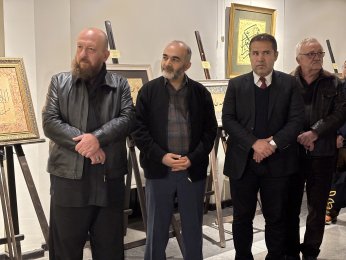 Hat sanatı eserleri beğeniye sunuldu