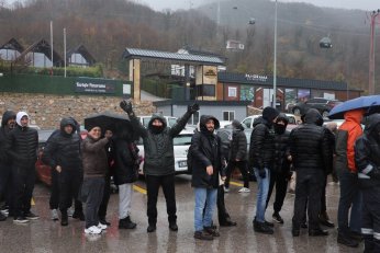 Kuzuyayla’da muhteşem kar manzarası