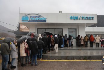 Kuzuyayla’da muhteşem kar manzarası