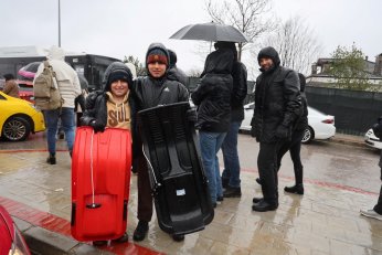 Kuzuyayla’da muhteşem kar manzarası