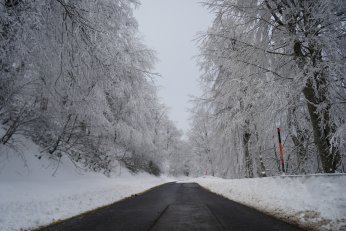 Kartepe’de kar sevinci