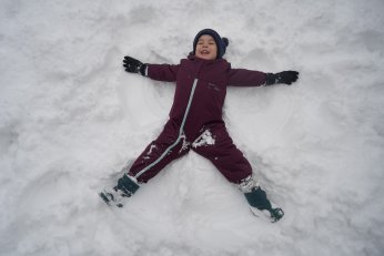 Kartepe’de kar sevinci