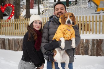 Kartepe’de kar sevinci