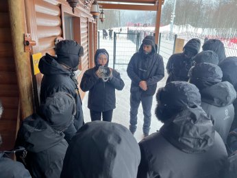 Kuzuyayla’da kış tatbikatı