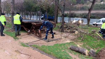 Büyükşehir, şiddetli lodosa karşı teyakkuzda