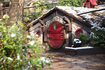 Karla kaplı Ormanya’da kartpostallık görüntüler