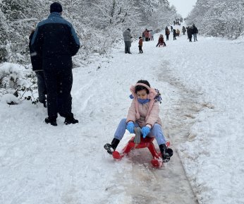 Kartepe’de kar kalınlığı 77 cm