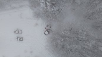 Karla kaplı yollarda  adrenalin yaşadılar