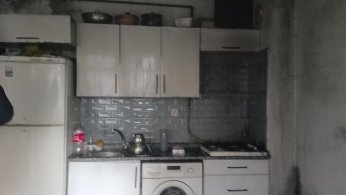 Tersane işçilerinin kaldığı evde yangın