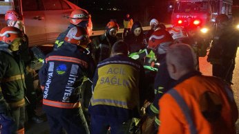 TEM’de vinç destekli kurtarma