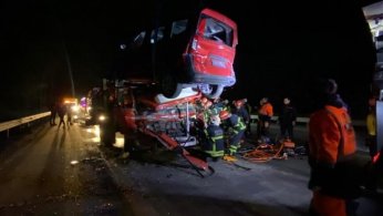 TEM’de vinç destekli kurtarma