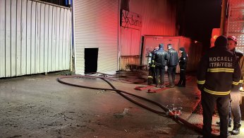 Metal işleme atölyesinde korkutan yangın