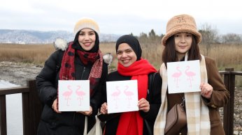 Doğaseverler Flamingo Şenliği’nde buluştu