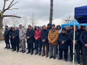 Berna Abiş’in annesine son görev